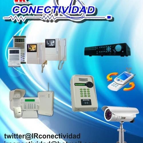 IRConectividad's profile picture. Venta de alarmas, interfonos, puertas electricas, aires acondicionados, conmutadores,equipo de computo etc.