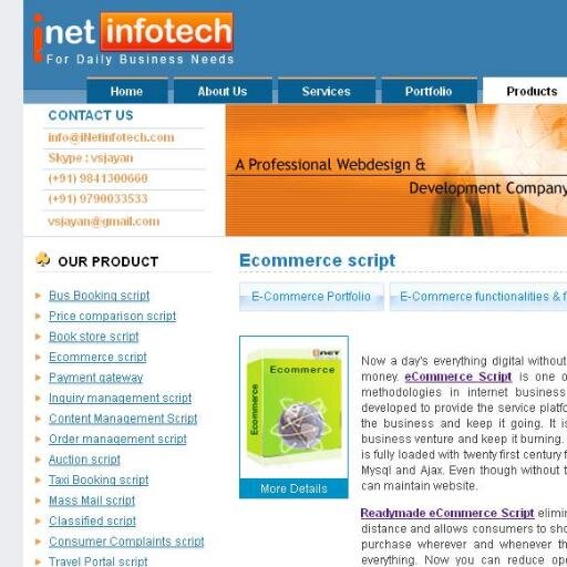 PHP ecommerce script is specifically designed for buying and selling of products or services.
