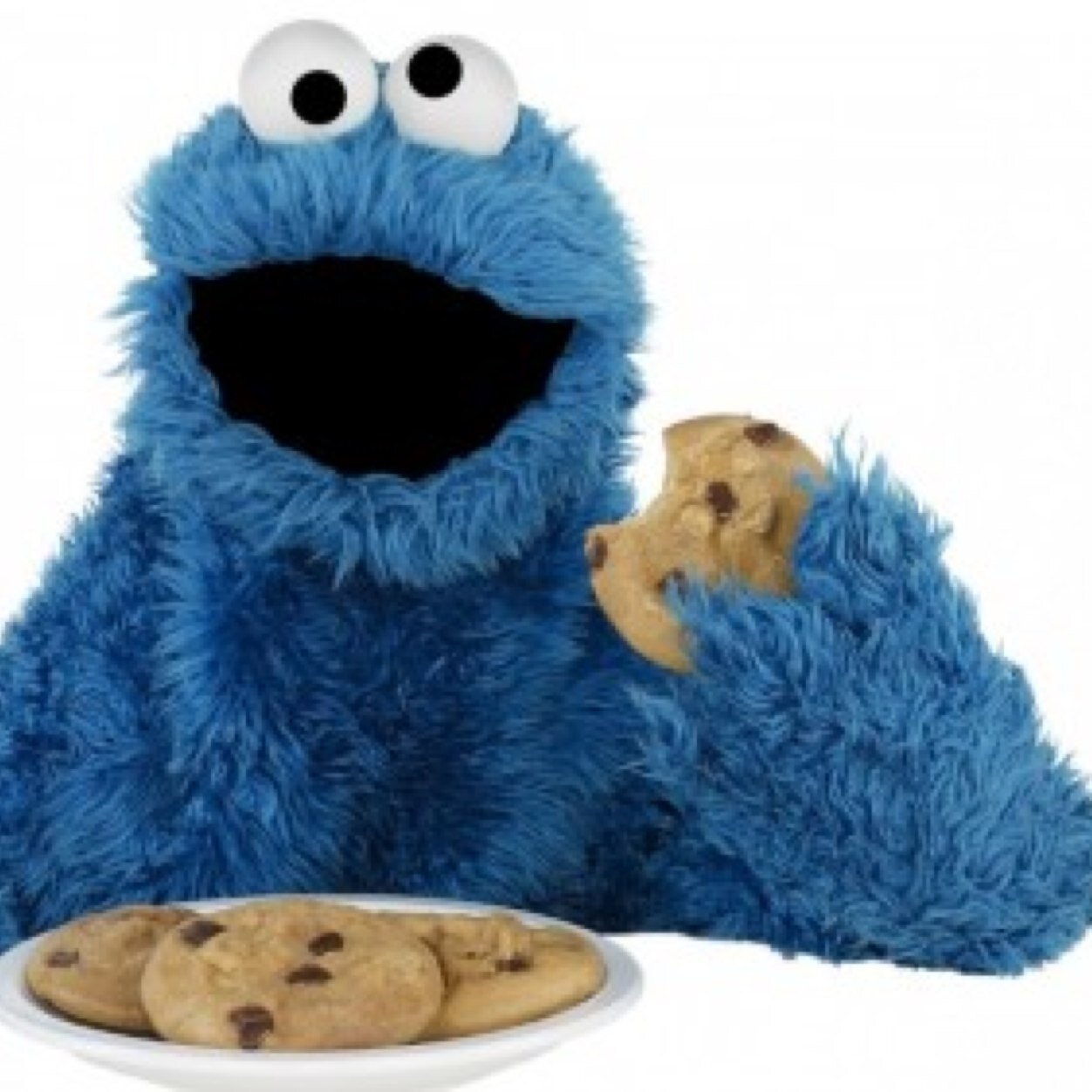 Hiya! Me Cookie Monster! Me tweet from 123 Sesame Street. Cookie Cookie Cookie! Om-Nom-Nom-Nom! Getting through life, one crumb at a time....