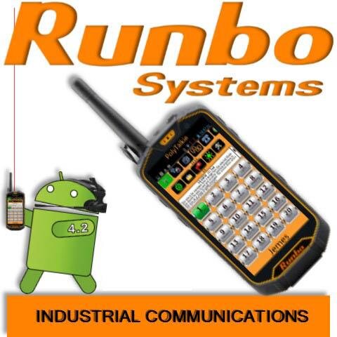 Runbo, The Market Leader of IP67 Rugged 3G 4G PDA UHF Walkie Talkie Laser, Android 4.2.