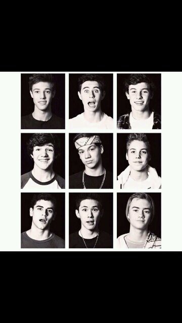 magcon & mainstreet & ariana & justin & miley