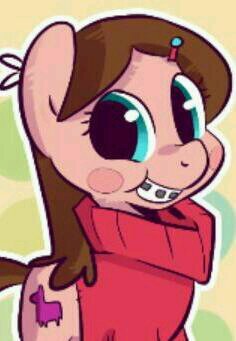 Bwop bwop! Hey there, I'm Mabel Pines! But you can just call me your dream mare.. Hah! Just kidding! My twin brosive is @mlp_DipperPines!