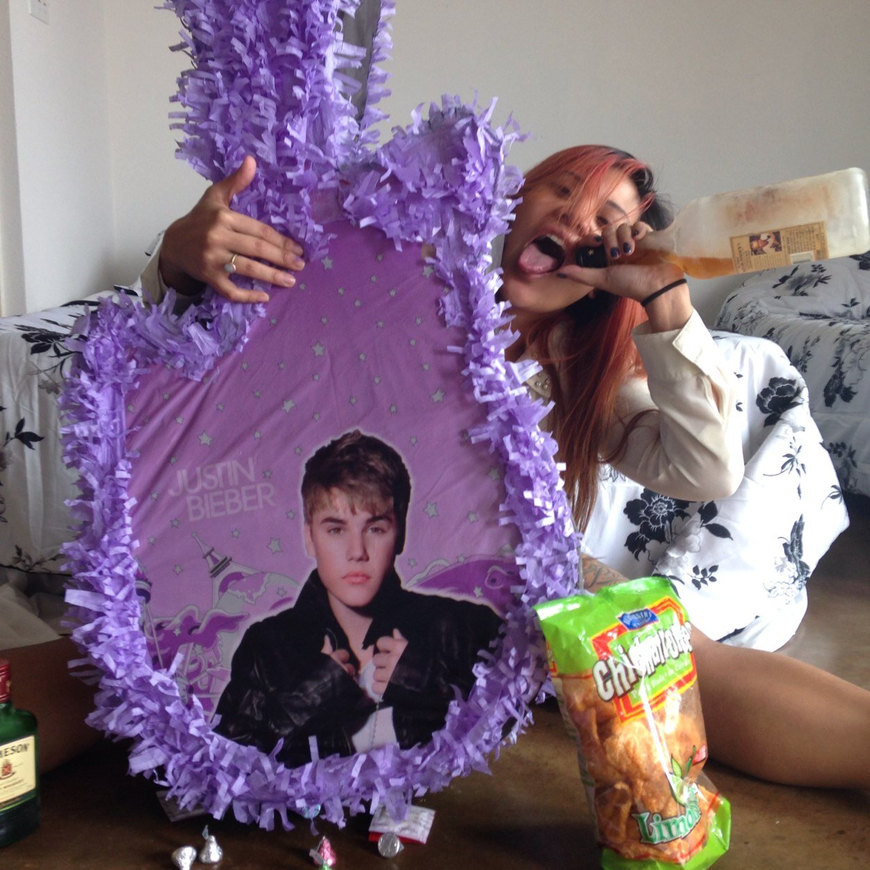 Just lonely pinata makin friends all over ATX during SXSW. #belieber #SXSW2014