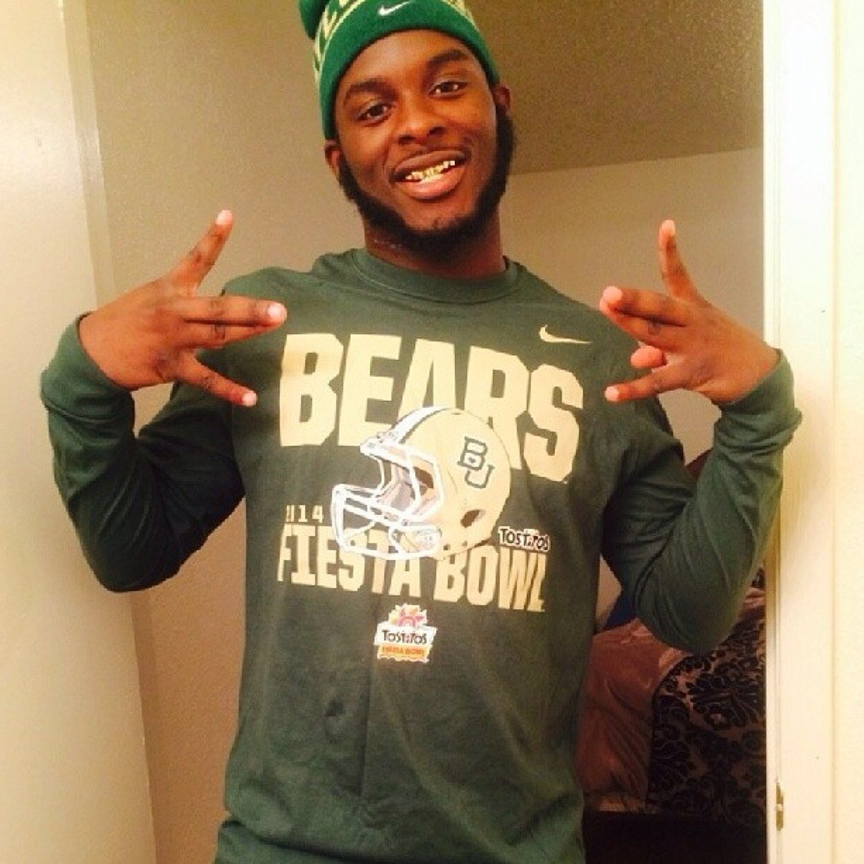 Cornerback for Baylor University  #teamdarkskin