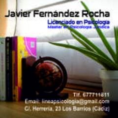Javier Fernández Rocha. Licenciado en Psicología. Master Psicología Jurídica. Psicología Deportiva.