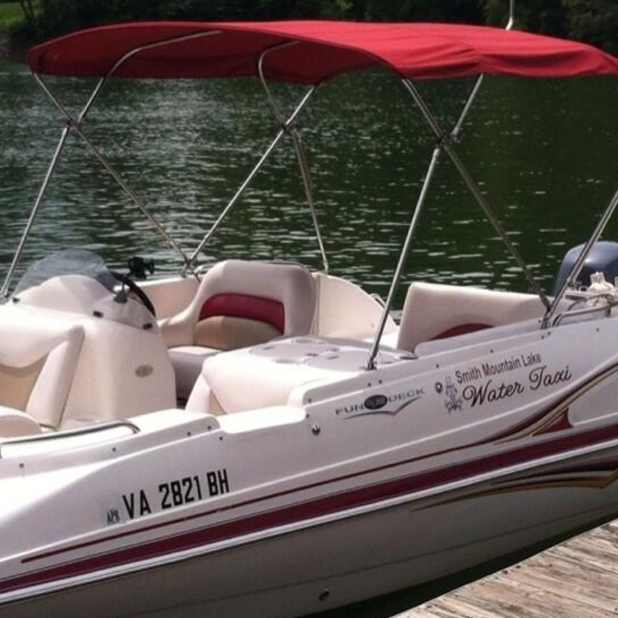 Smith Mountain Lake's ONLY professional water taxi! We offer sightseeing trips, private charters, and tours of beautiful SML.