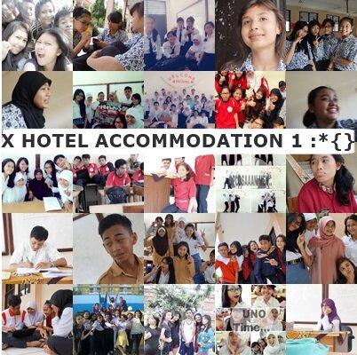 It's official account of X Hotel Accomodation 1. We are together forever in sadness and happiness. Bu Amelia&Pak Mukti{♥}