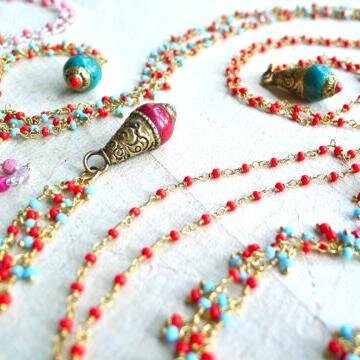 Add a perfect pop of pretty to your style with handmade jewelry by Ellie Besancon