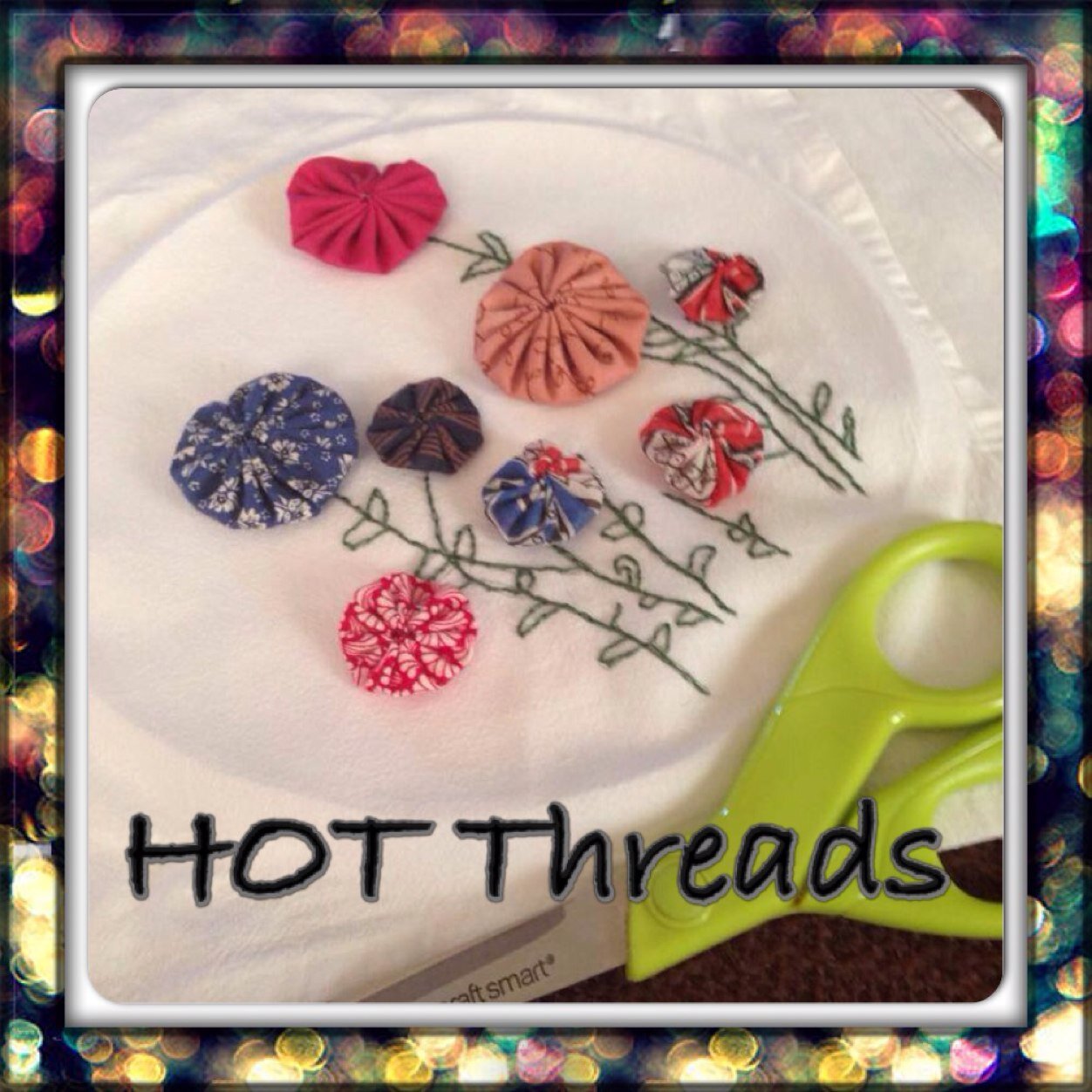 Handmade items made from repurposed materials in a smoke free home. Its fun to be green!