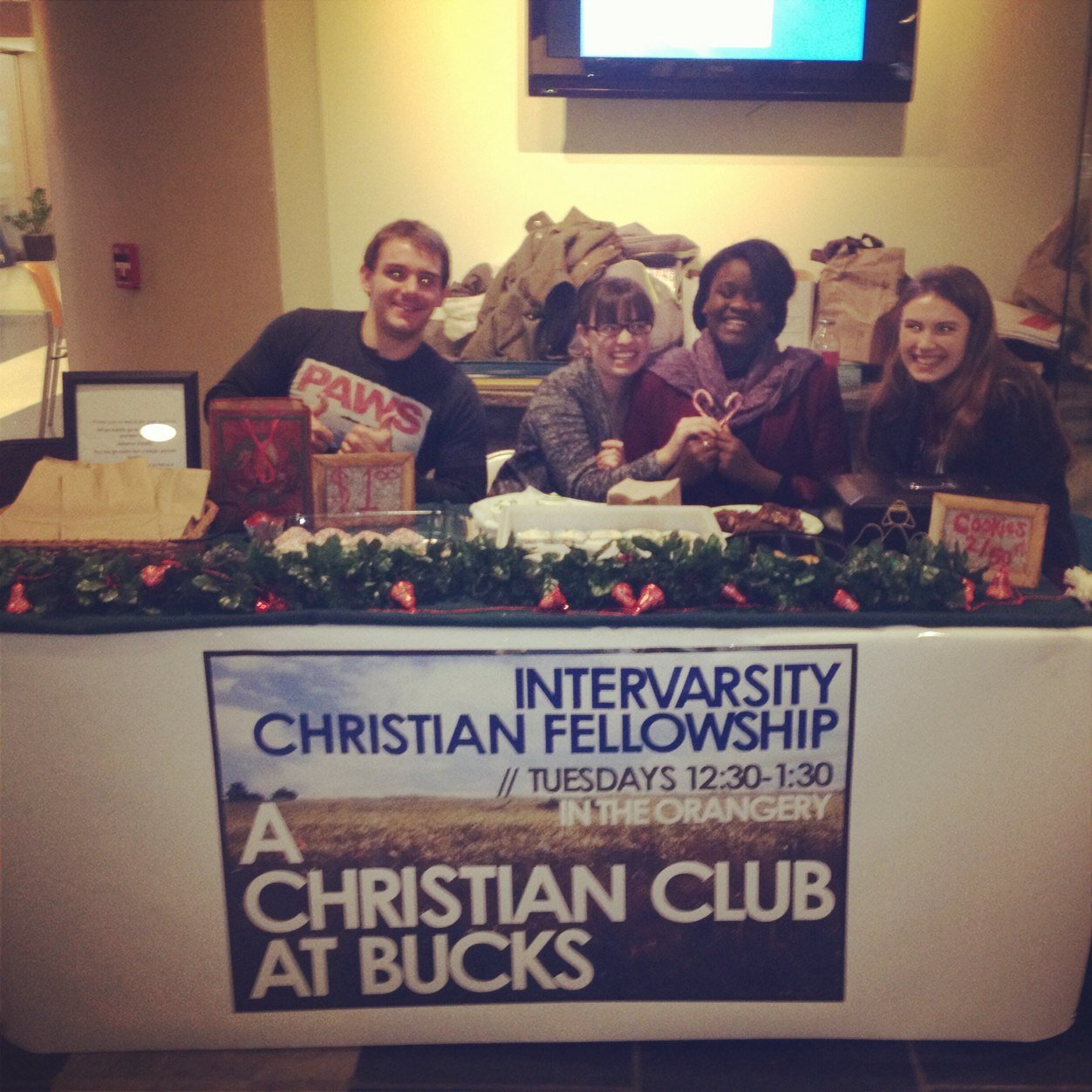 IVCFatBucks's profile picture. InterVarsity Christian Fellowship at Bucks. We meet Tuesdays in the Orangery from 12:30-1:30. Come on out! Any questions give us a shout!