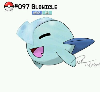 Not an actual pokemon. Fanmade pokemon. A little ball of cuteness and icicle. Moves: SPLASH