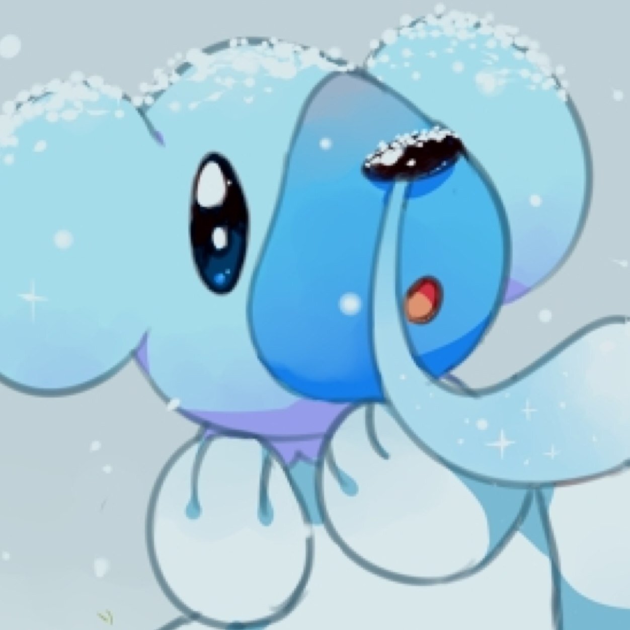 C-Cub-Cub!Choo!
(A Timid Cubchoo!Wild!Girl!Level 5!Moves Set:Growl!Powder Snow!Bide!)