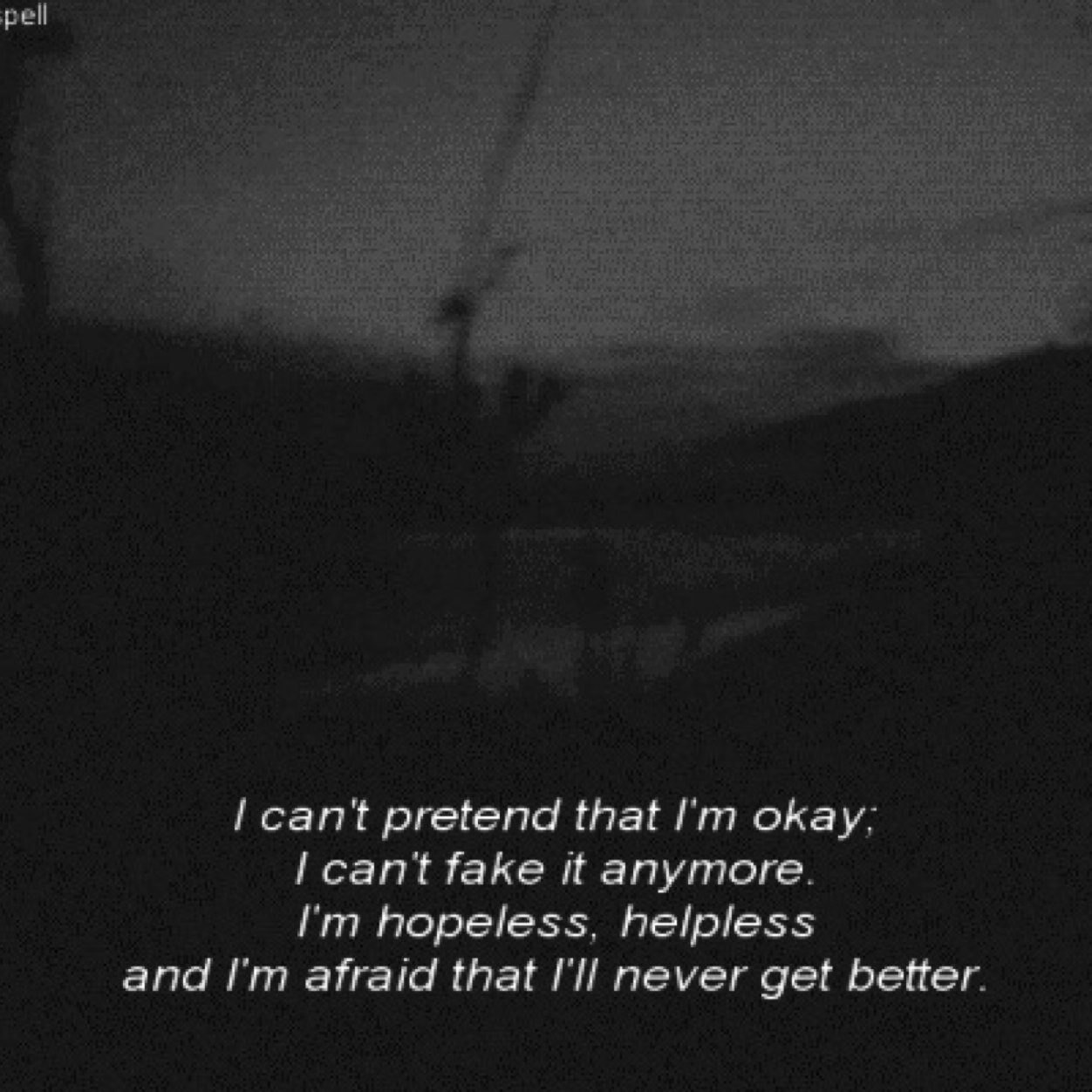 Instagram: _depressedandnumb_ 
Self harm.depression.anxiety.