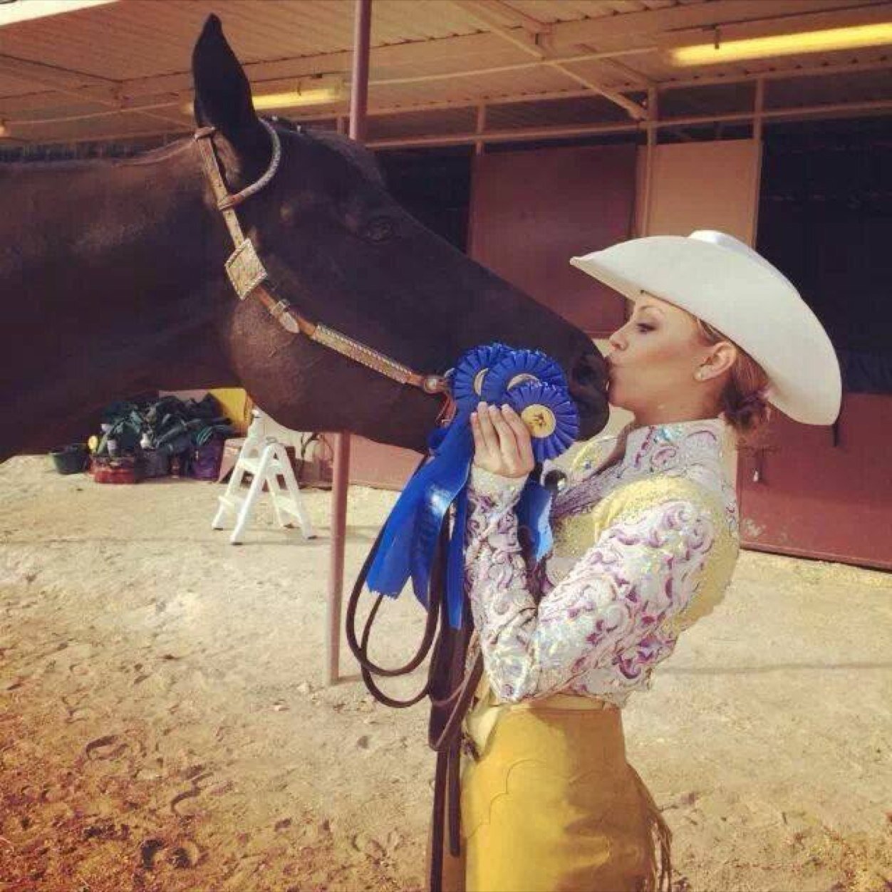 In the arena. Header is me