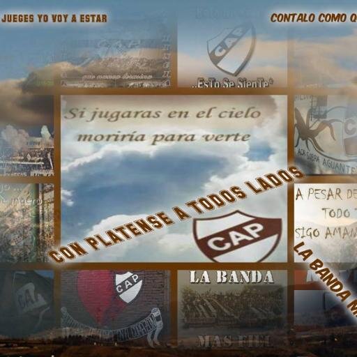 PLATENSE ES DE PRIMERA - LA BANDA MAS FIEL                     FACEBOOK: https://t.co/5trRzfuADg