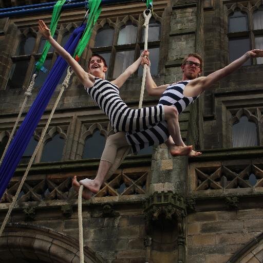 Based in the North of England, Butters & Boo are a circus performance duo specialising in doubles rope and character based circus performance.