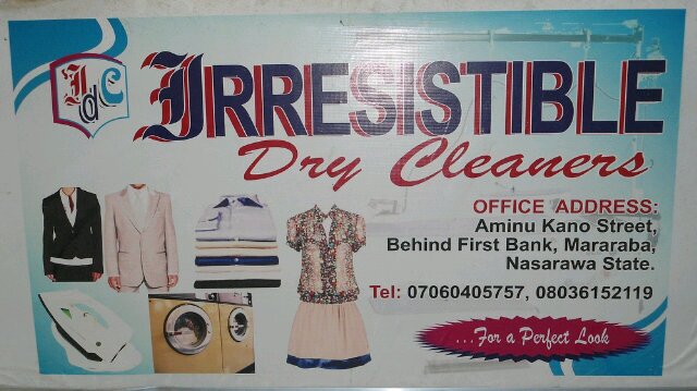 We offer pick and drop services for free and do ur laundries for an affordable price to give u a perfect look,call today on +2348036152119 anywere in Abuja.