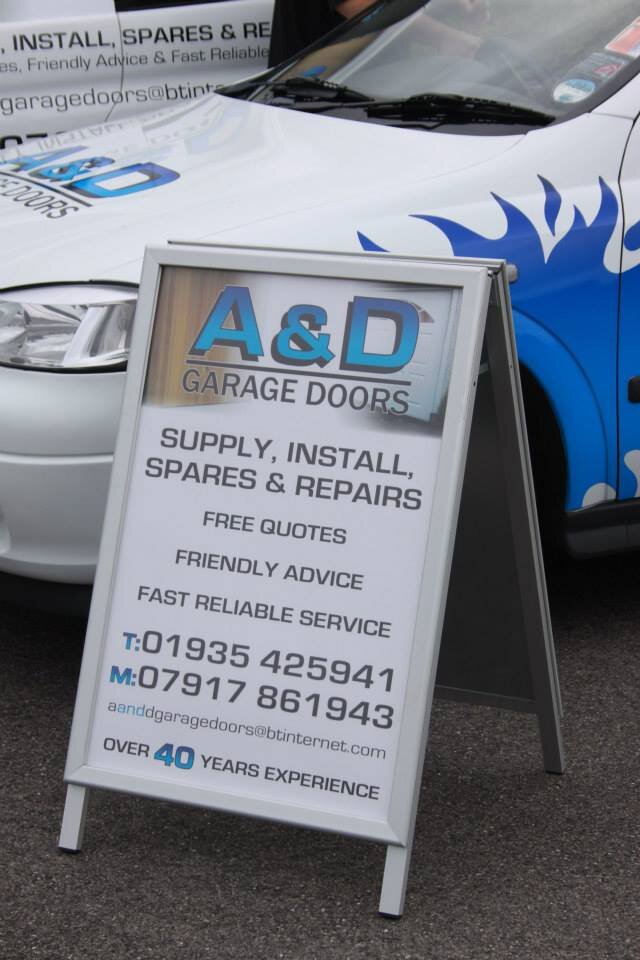 AnDGarageDoors's profile picture. A & D Garage Doors
SUPPLY - INSTALL - SPARES - REPAIR
Covering Somerset & Dorset                Call 07929 792790 or
07917 861943
