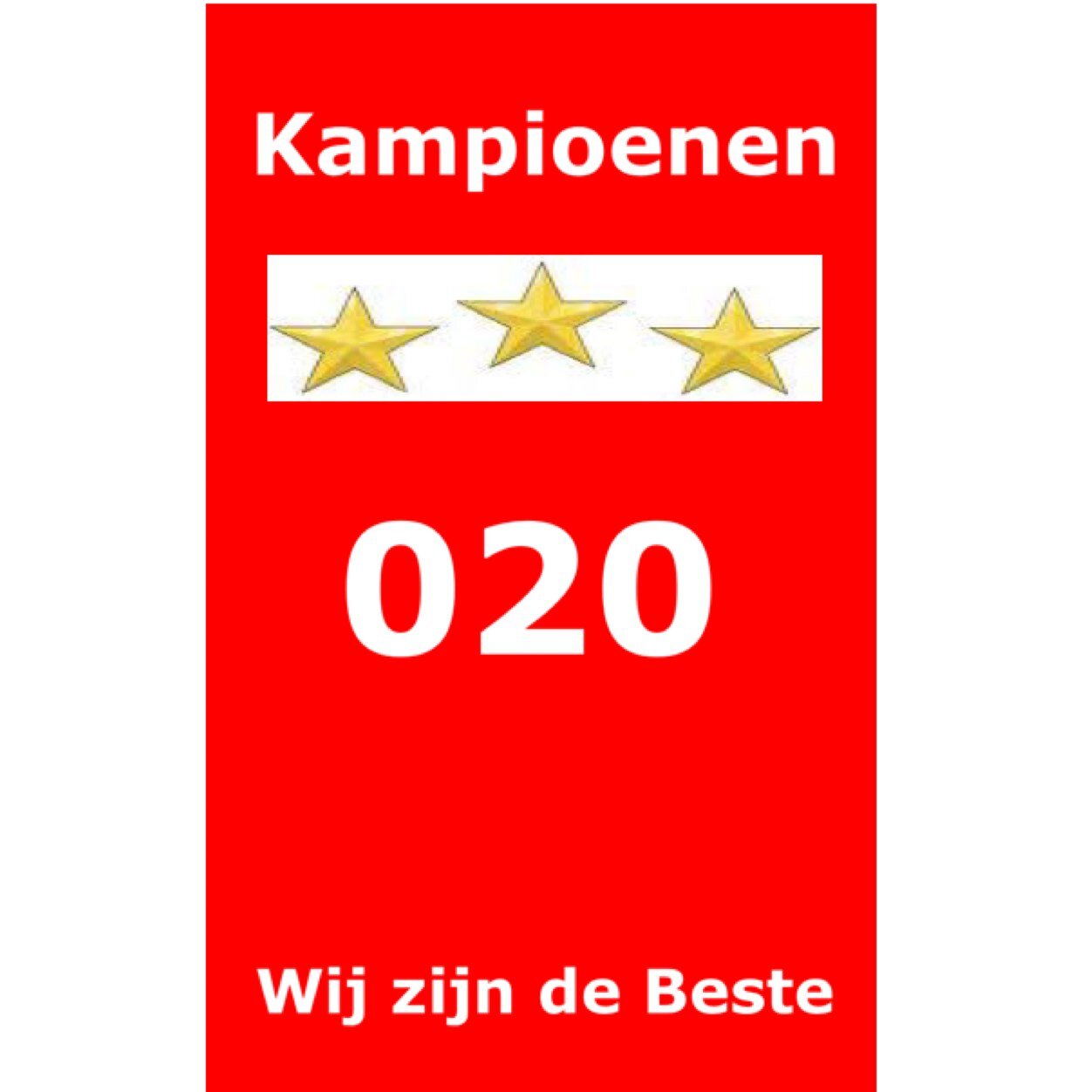 3 Sterren / 2 Woorden / 1 Liefde / Ajax Amsterdam / Fan Account /