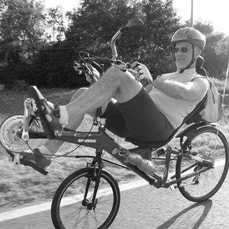 Recumbent bike is faster & more comfortable !
