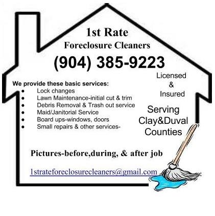 Property Preservation, REO, Foreclosure Cleaners, Trash outs