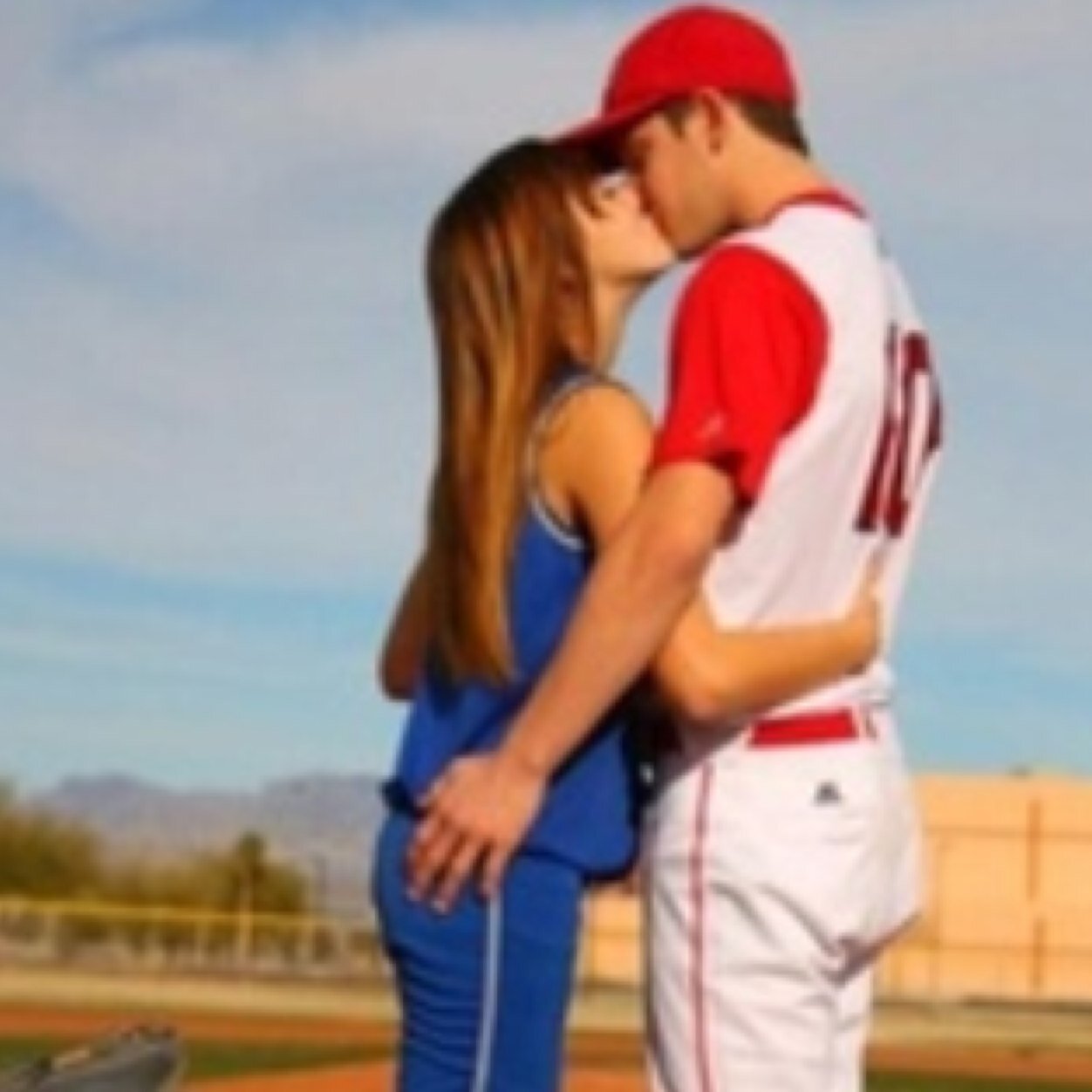 Avi isnt us. Baseball girlfriend. Soccer couple.