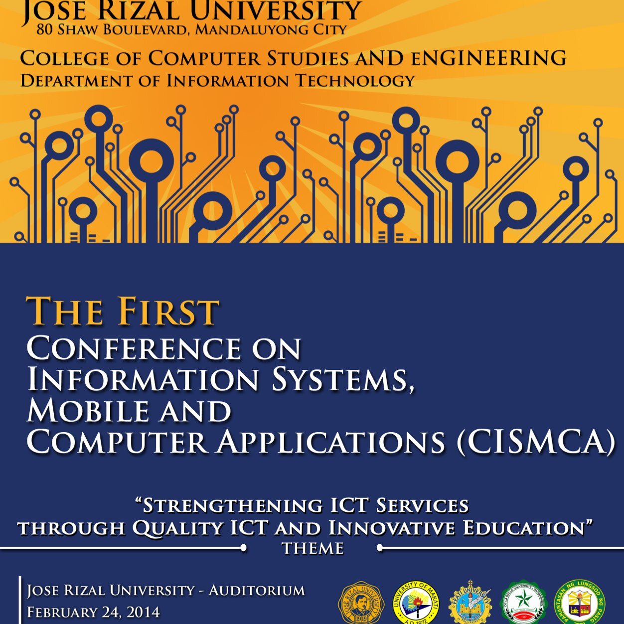 Jose Rizal University IT Department • BSIT Level II PACUCOA • BSIT with Specialization in AGD • BSBA Major in Computer Science Level IV PACUCOA / CHED COD