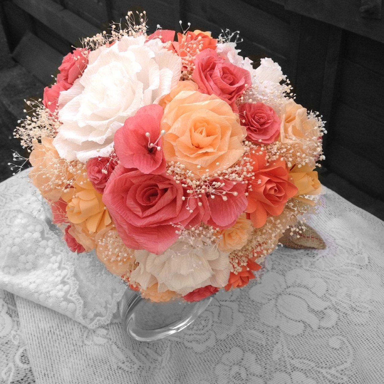 Christi12365993's profile picture. I hand make bespoke paper flowes for every occasion so they can be personailsed to suit you.
So why not have flowers that are yours forever