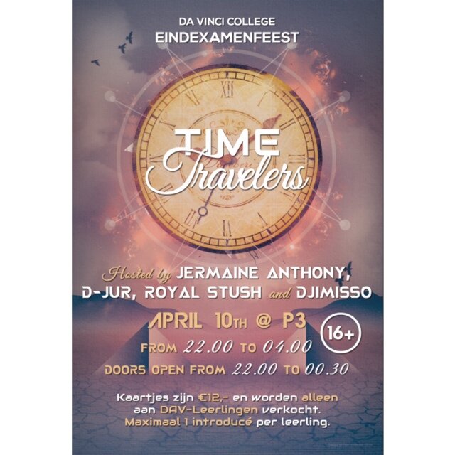 Twitteraccount van het Da Vinci eindexamenfeest (10 april 2014)
Hosted by @Marcioo_ , @sherylenex , @astridxkramer & Levi Schuchard (6V Da Vinci)