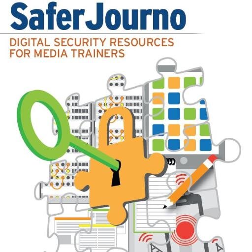 SaferJourno's profile picture. #DigitalSecurity Resources for Media Trainers ---
A free and #opensource training guide for digital security trainers of #journalists and #activists.