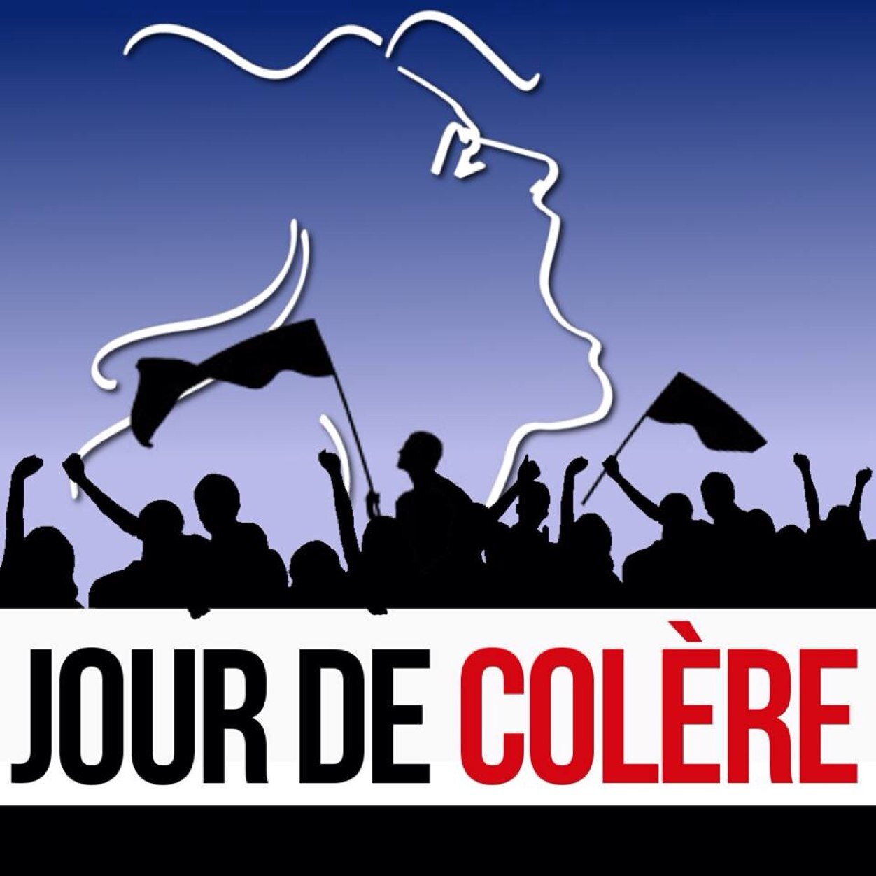 Prêts à redescendre ds la rue pour un nouveau #JourdeColère contre ce gouvernement qui n'écoute pas son peuple ? http://t.co/6ysqhuOhqy (Compte officiel)