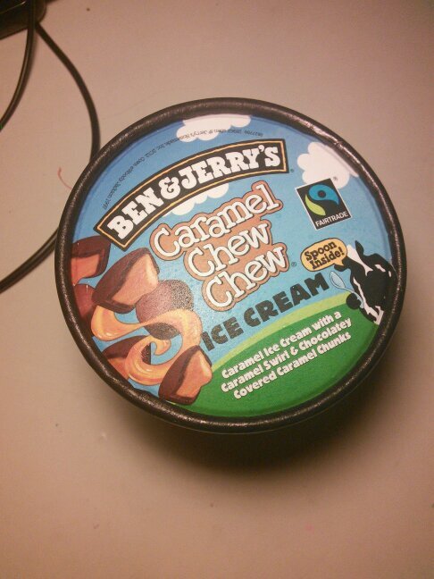 i would show u a picture of my face but i think it is illegal so enjoy the ben nd jerry's icecream