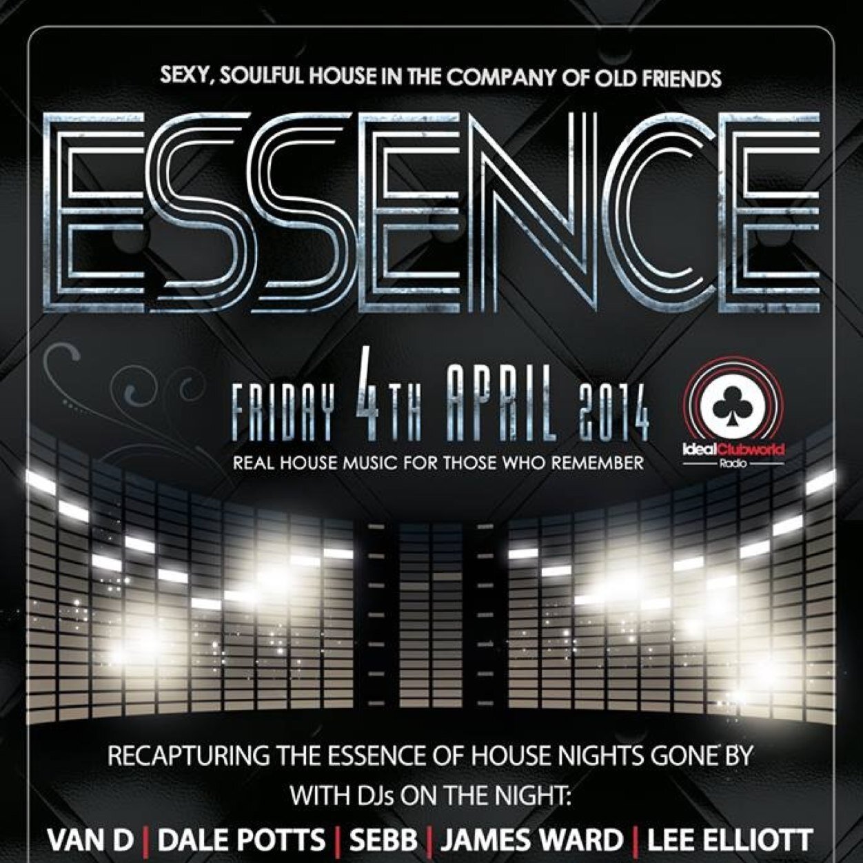 Exclusive monthly club night, catering for the classy over 25's. Soulful sexy house music all night long!