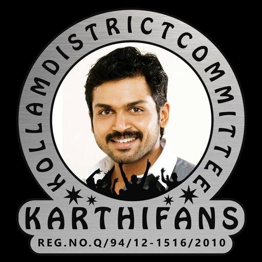 This is the Official Twitter Handle of All Kerala Karthi Fans & Welfare Association, Kollam District Committee. Reg.No.Q/94/12-1516/2010.