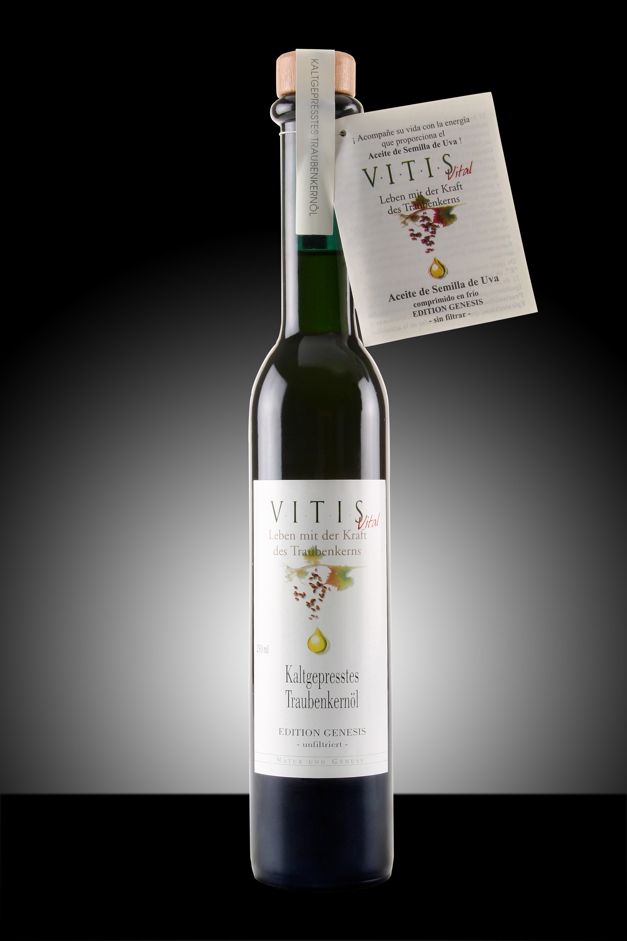 Importacion y distribución de Aceite De Semilla de Uva extra virgen prensado en frío.