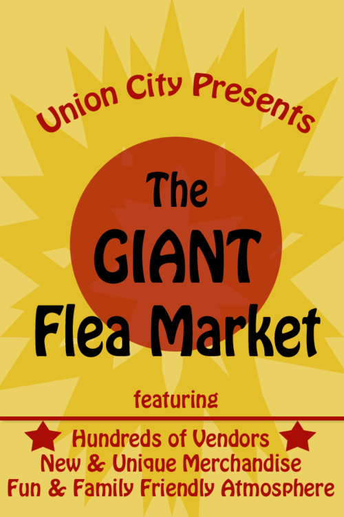 The GIANT Flea Market in Union City, TN! Open the 2nd weekend of every month!