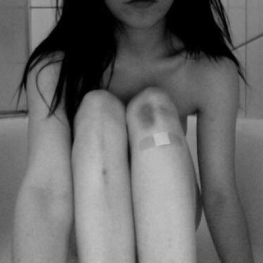 DamnDDepression's profile picture. fake smiling