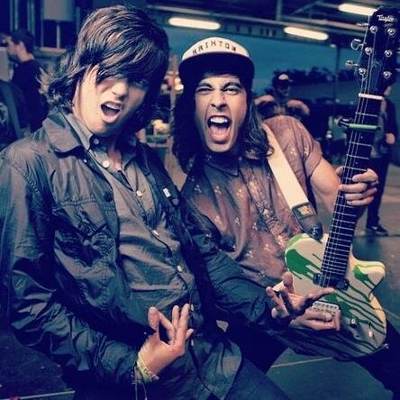 Band pictures, lyrics, and quotes in 140 characters or less!  I follow back.