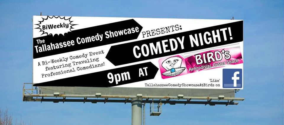 Check out the ONLY bi-weekly comedy event in Tally that brings you the best stand-up comedy in the region, the Tallahassee Comedy Showcase!