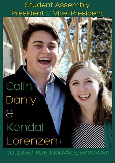 Collaborate, Innovate, Empower, and Vote for Colin and Kendall! 

SA President and Vice President 2014!