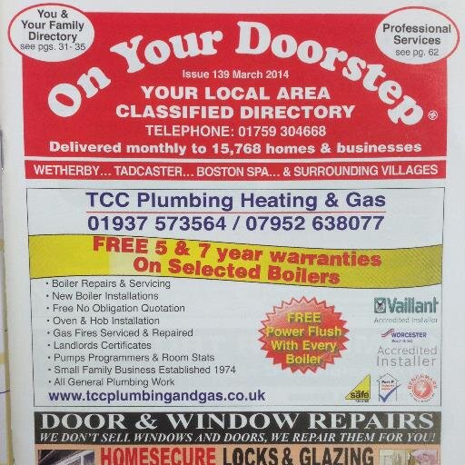 Local Advertising at its best! Follow @onyourdoorstep for local deals, events, news and competitions!