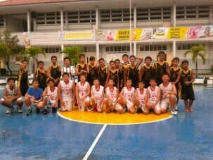 basketball player for Kanaan JHS Cianjur #9