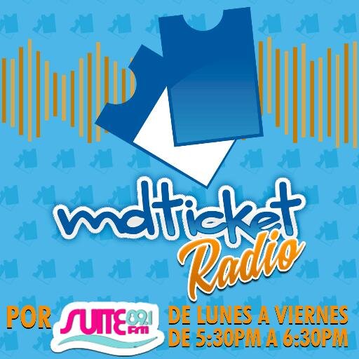 MDTicketRadio's profile picture. La Cartelera Radial de los Mejores Espectáculos. Escúchanos por Suite 89.1 FM de 5:30 a 6:30 pm conducido por @Lorenaylola.