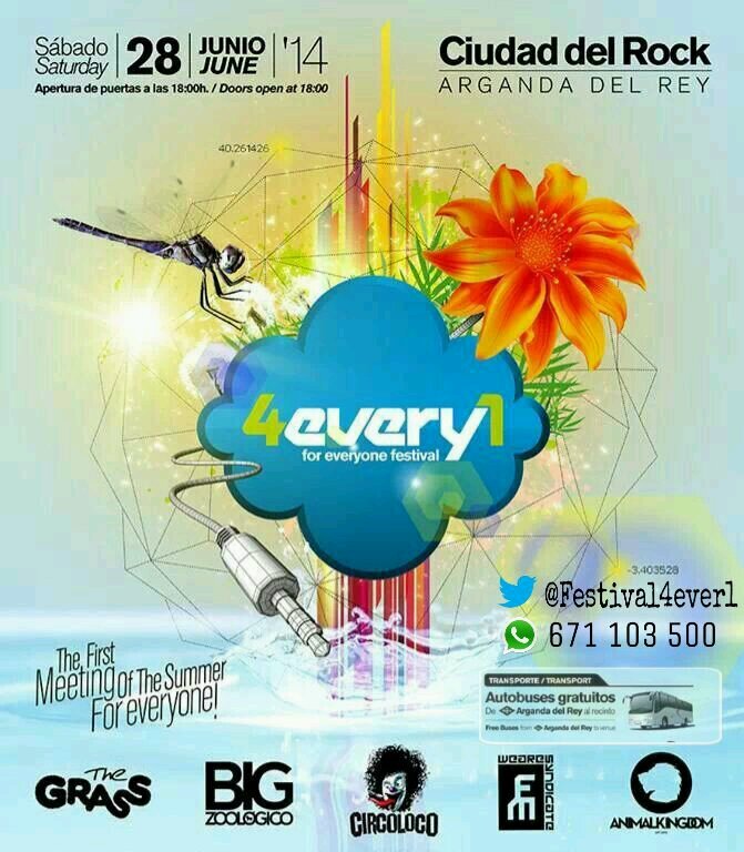 Fiesta del año a nivel nacional en madrid en el espacio de los ultimos rock in rio!! evento el dia 28 de junio, con lo mejores artistas!! +info 671103500