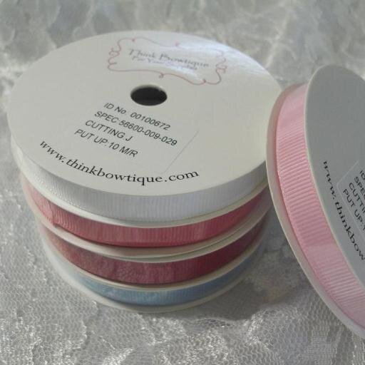 Think Bowtique your 1 stop shop for hair bow and headband making supplies in Australia.  Selling grosgrain ribbon and satin ribbon, elastic, and so much more.