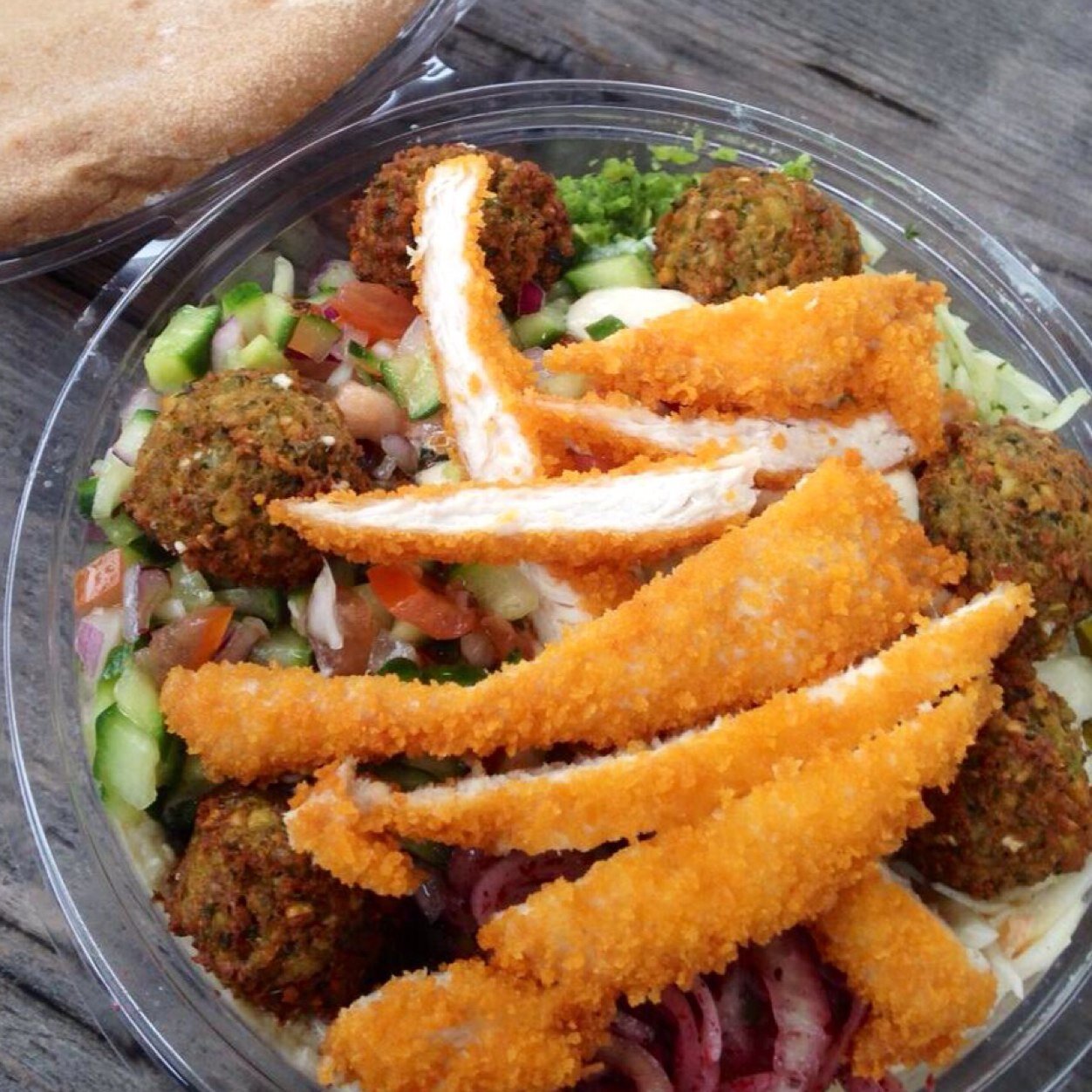 A restaurant specialising in the delicious and healthy middle-eastern cuisine of falafel served with a wide selection of salads and sauces.
