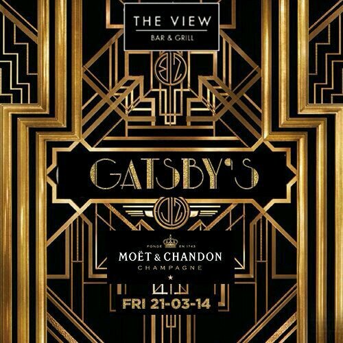 officialgatsbys's profile picture. The Official Gatsby Party at the view bar and grill. One of thr best parties happening this year. Friday 21st March 2014. Instagram:gatsbys_official