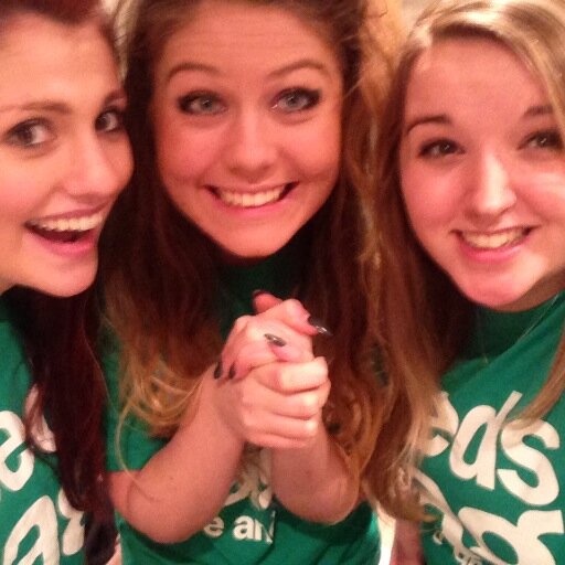 Leeds Rag Jailbreak for Cancer Research. Abigail, Hannah and Kirsty!
