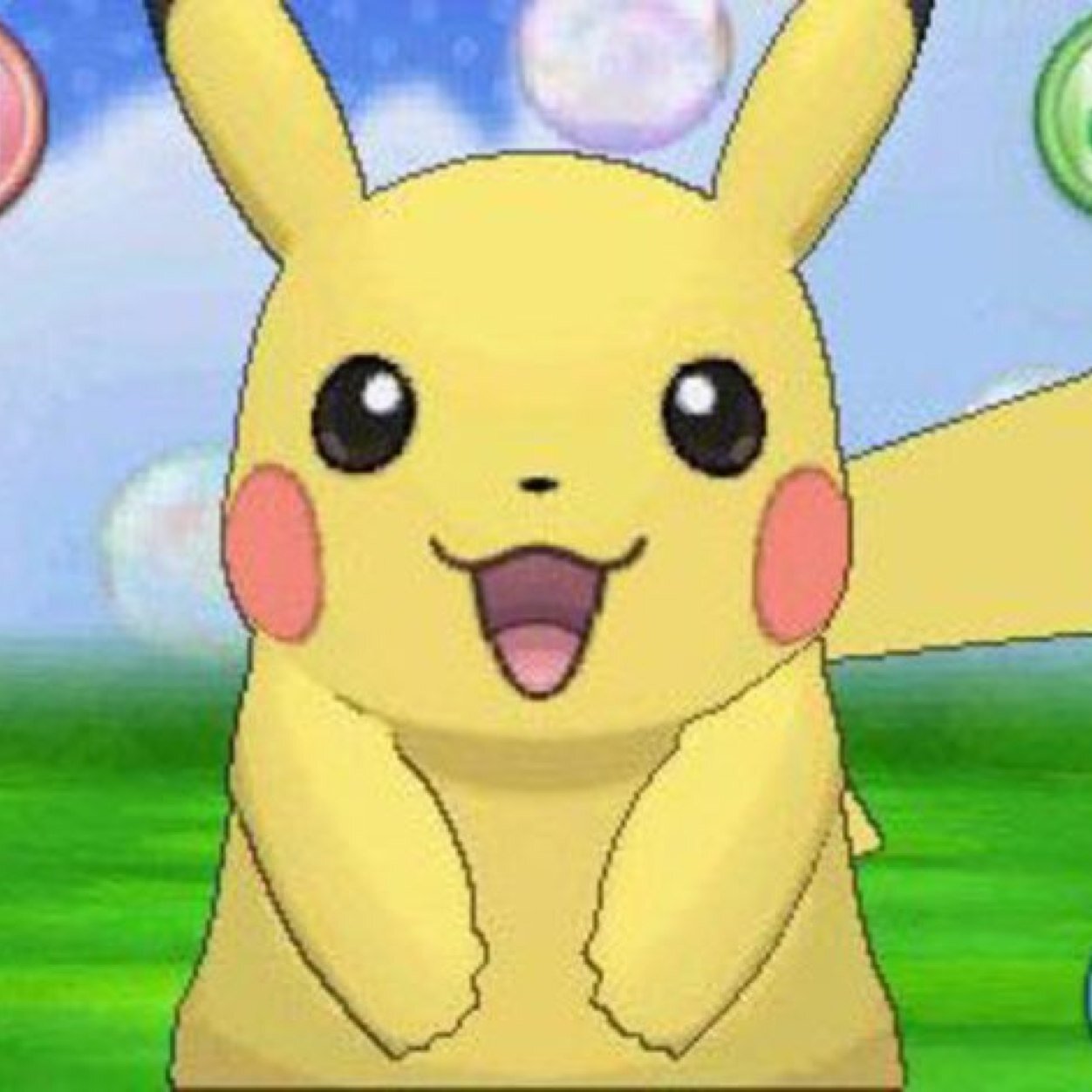 Takin' selfies in Pokémon.
