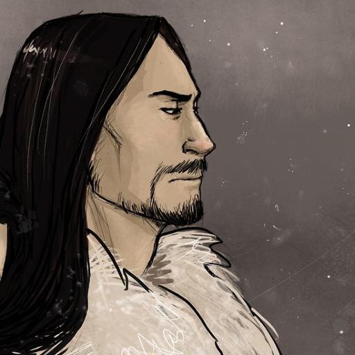 The strongest horse in the nine realms, turned into a humanoid by fairies' magic and living without an owner in the woods.  (Icon - affectivedisorder on tumblr)